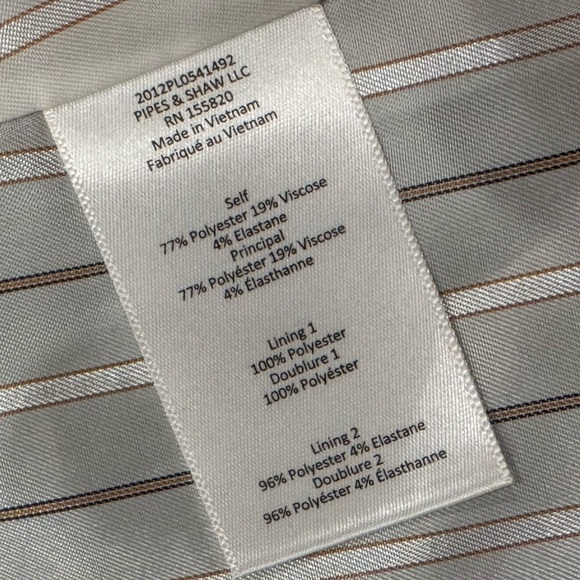 VERONICA BEARD MILLER MICRO-GINGHAM DICKEY JACKET in Camel Brown Size 16 NWT - Picture 9 of 10